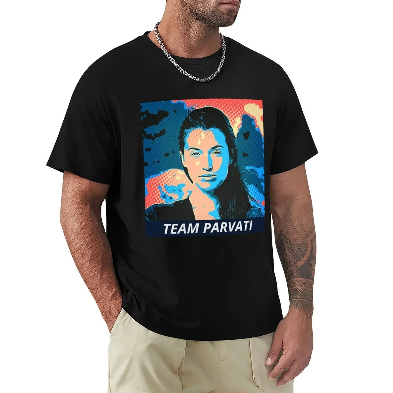 TEAM PARVATI - SURVIVOR T-Shirt summer tops shirts graphic essential t shirt men clothing