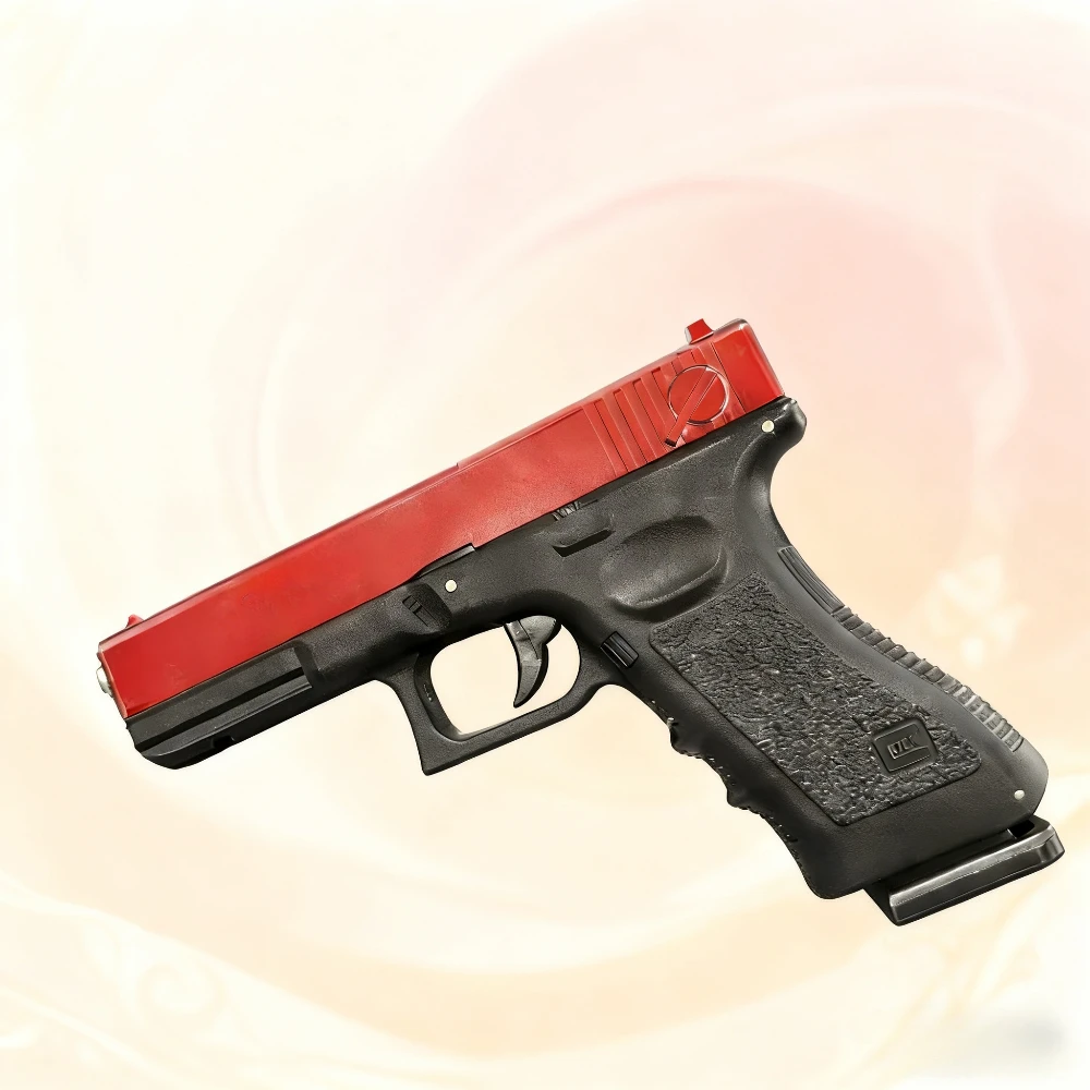 G18 어린이 장난감 총 소프트 탄환 수동 장전 사격 게임 타겟 소년 장난감 손잡이