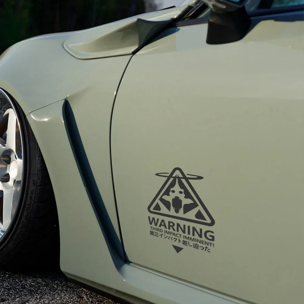 1 шт., креативная наклейка с предупреждением о рампеж-воин, автомобильная наклейка, украшение для заднего бампера, окна, двухмерная, наклейка на ноутбук, мотоцикл