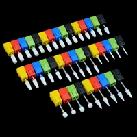 Brocas de cerámica para uñas, 67 estilos, fresa, brocas para pedicura, limas, accesorios para decoración de uñas, herramientas para quitar Gel de uñas