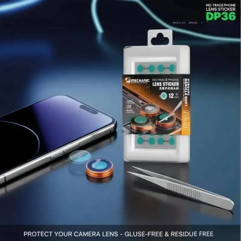 

MECHANIC No Residue Phone Lens Sticker 360Pcs Blue Light Filter Dust Proof for iPhone iPad Samsung Sony Phone Camera Maintenance