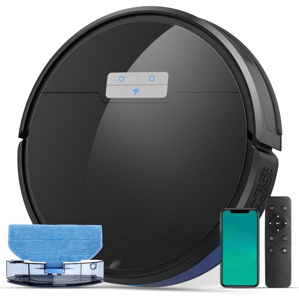 Commercial Washing Robots, Robot Vacuum And Mop Combo, 4500Pa Suction, Self-Charging & APP&Voice Control, Washing Robots