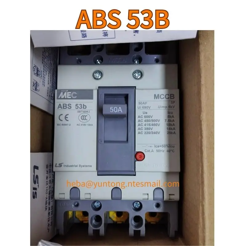 

New molded case circuit breaker ABS 53B