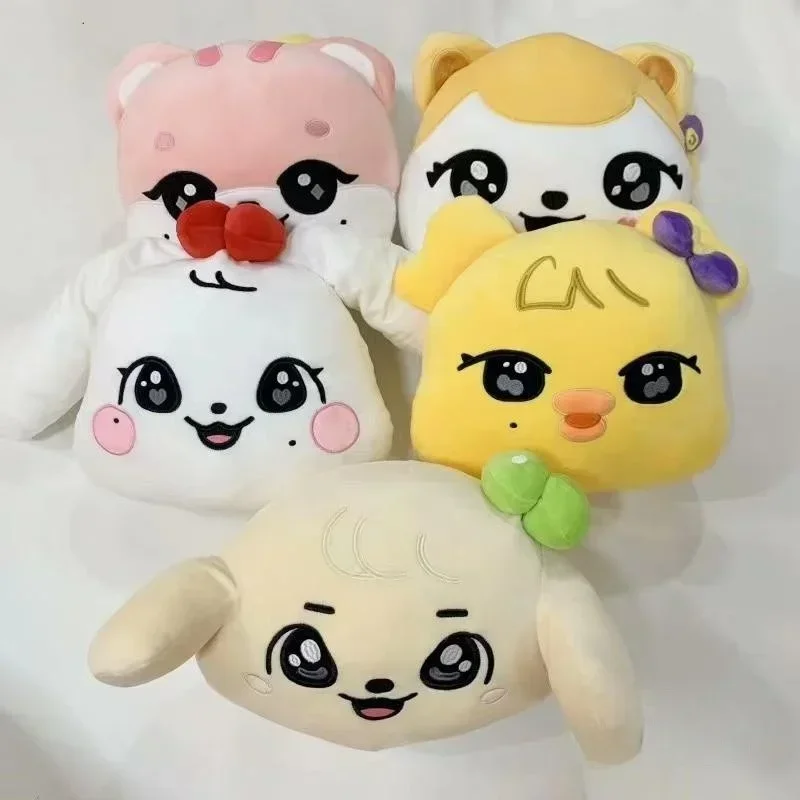 

Kpop Minive Face Cushion Wonyoung Gaeul Yujin Liz Pillow Cute Plush Throw Pillows Office Cushions