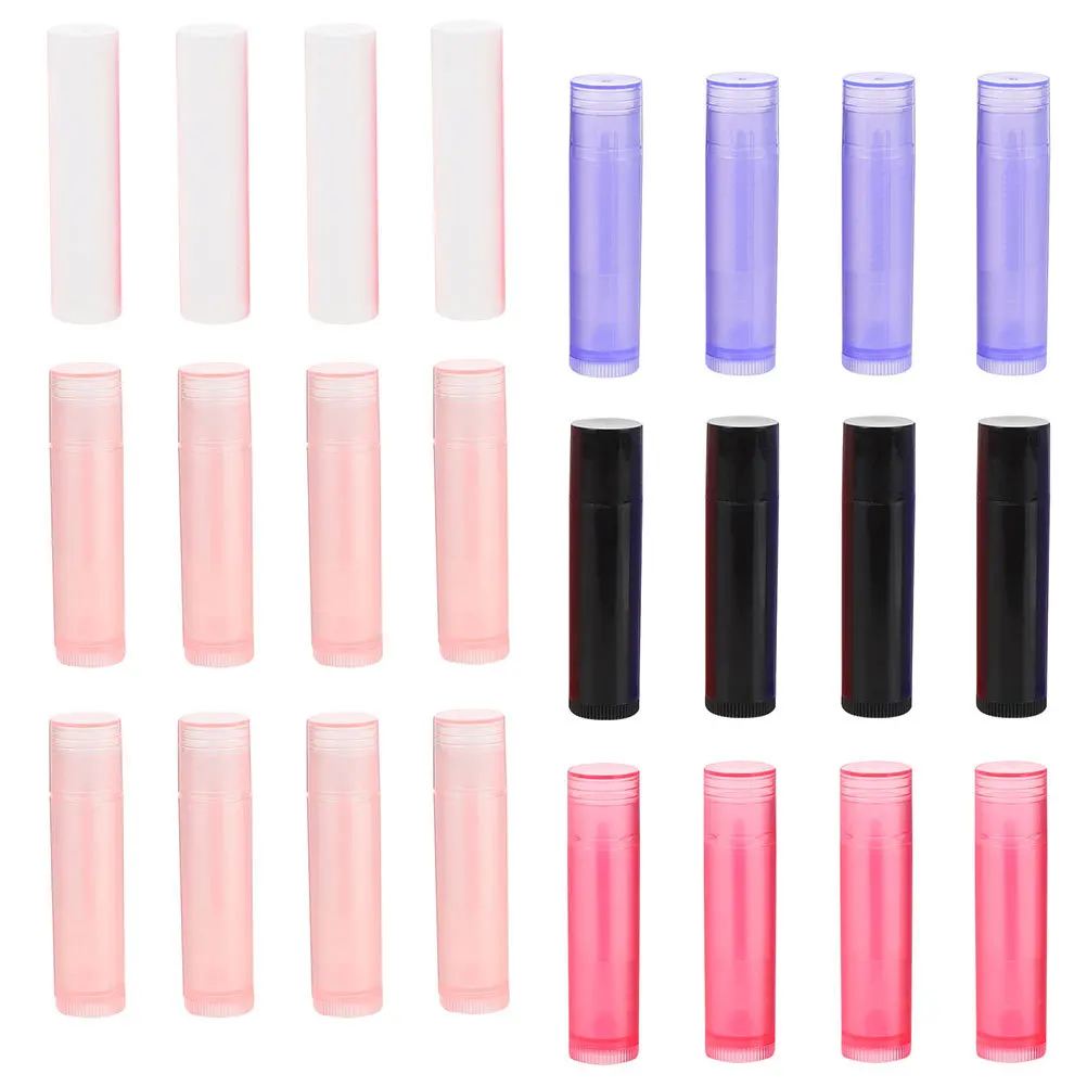 

40Pcs Lip Balm Tube Containers DIY Empty Lipstick Tubes Portable Refillable Lip Gloss Storage Tubes Empty Lipstick Tube