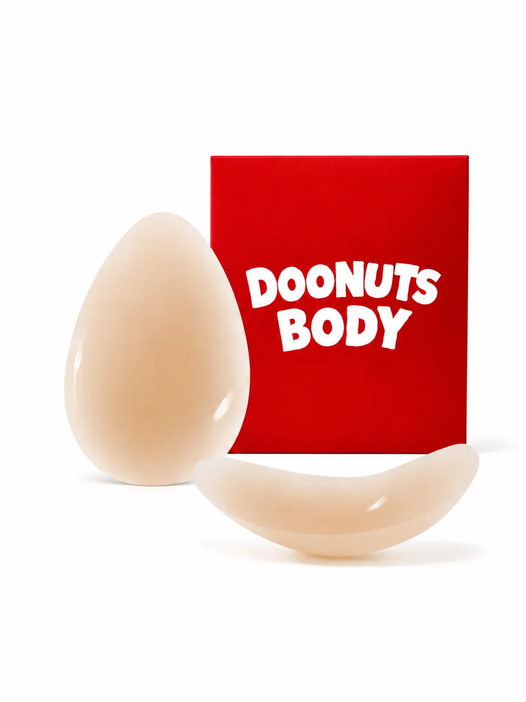 DOONUTS: protectores de pezones con efecto lifting, protectores de silicona con forma de lágrima, sujetadores adhesivos reutilizables para mujer, sujetador invisible de cobertura total y sin costuras para mujer, ideal para vestidos sin tirantes ni espalda descubierta.