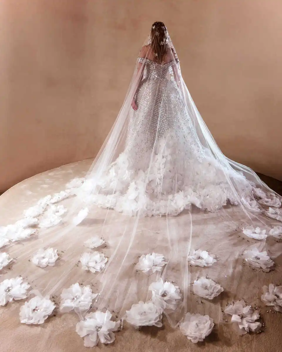 Genialna suknia balowa suknie ślubne bez ramiączek diamentowe dżetów suknie wieczorowe bez ramiączek Vestido De Noiva dostosowane