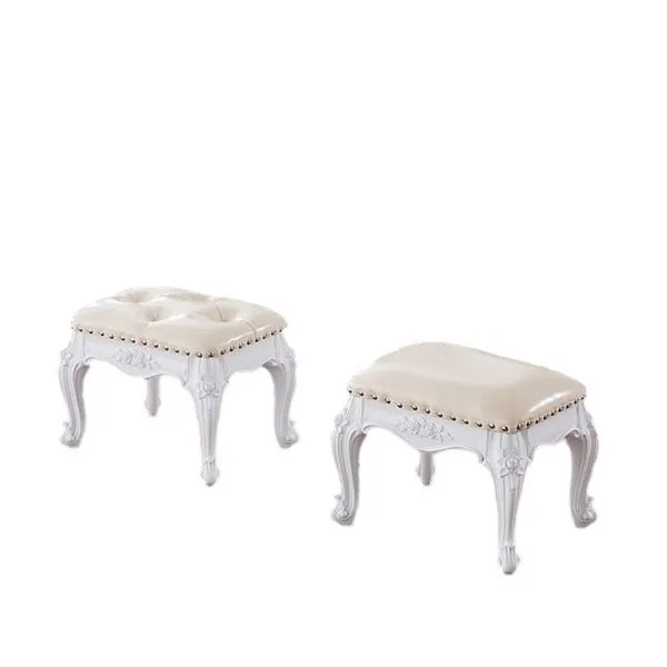 

American style, coffee table stool, European style, home, living room, retro, shoe changing stool Internet celebrity simplicity