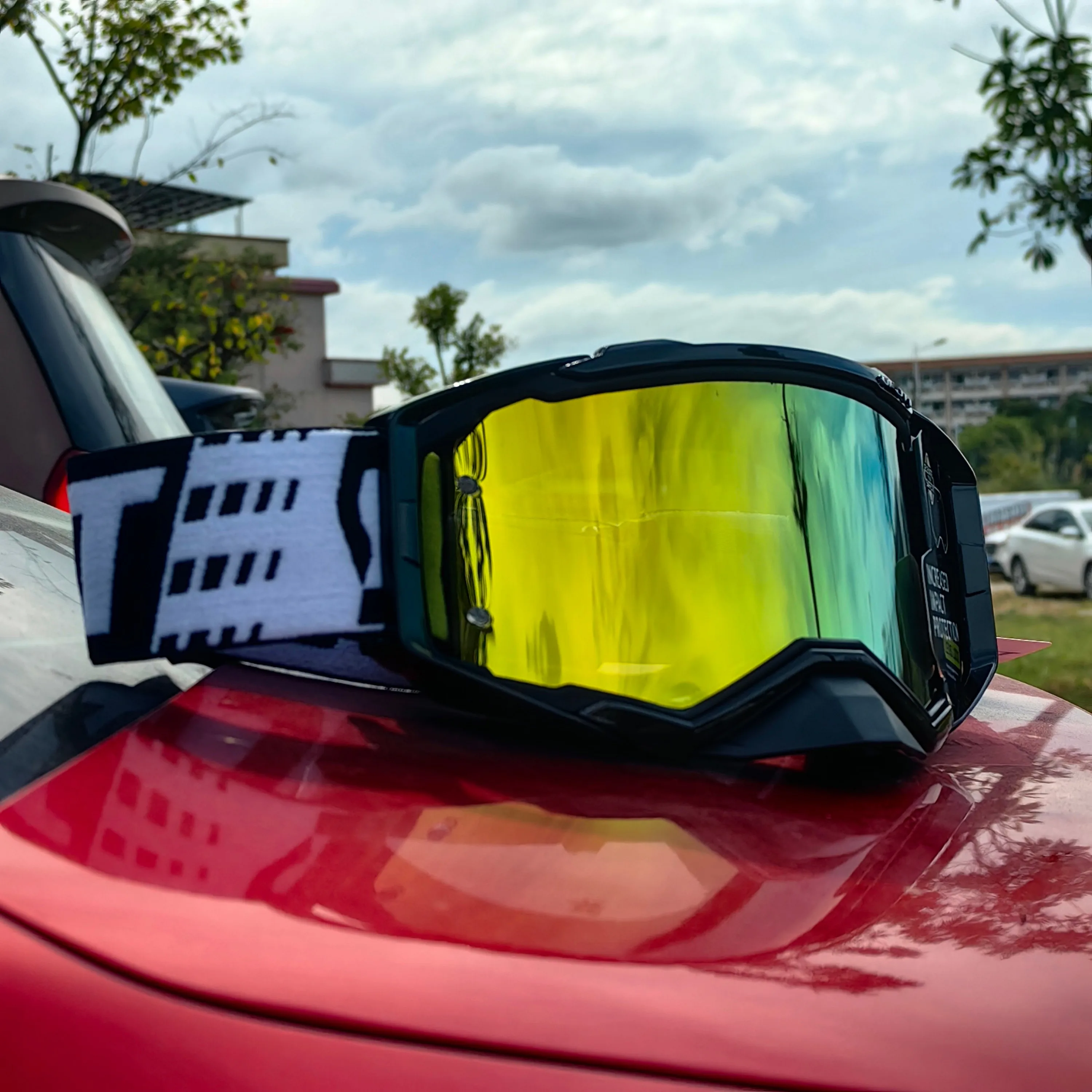 

Newest Motorcycle Goggles For Men Motocross Sunglasses Safety Protective MX Night Vision Helmet Goggles vintage Driving Glasses