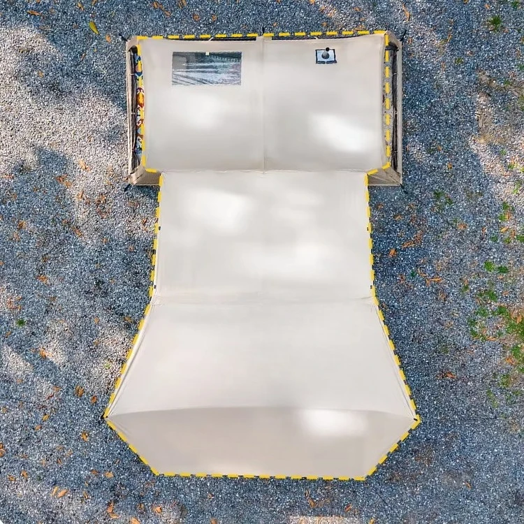 Outdoor Inflatable Tent with Large Waterproof Oxford Canopy Connectable Roof Design for Adventure Adventures