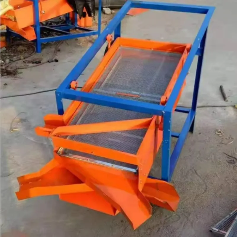 Multifunctional Grain Seed Vibration Screening Machine, Granular Powder Linear Vibration Screen, Sesame, Pepper Grading Screen