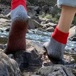 Calcetines Nivel 5 HPPE Anti Corte Anti Punción Senderismo al aire libre 5 Toe Crew