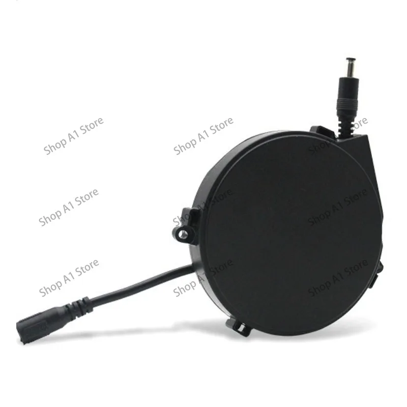 Industrial Power Cord Retractor, Auto Retractable Cable Reel, DC Charging Plug Wire Winder
