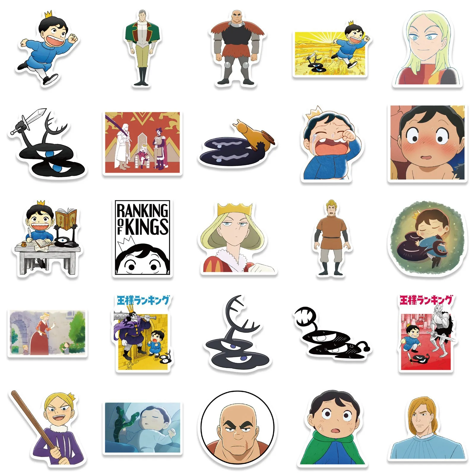 50 pezzi di classificazione dei re adesivi decorativi per notebook, frigorifero, ricompensa, carta diffusa, adesivo all'ingrosso