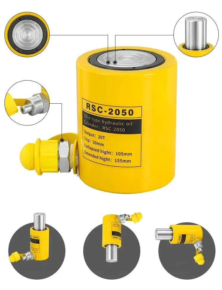 FPY-5/10/20T Ultra-thin Portable Hydraulic Lifting Jack Separate Hydraulic Booster Hydrocylinder