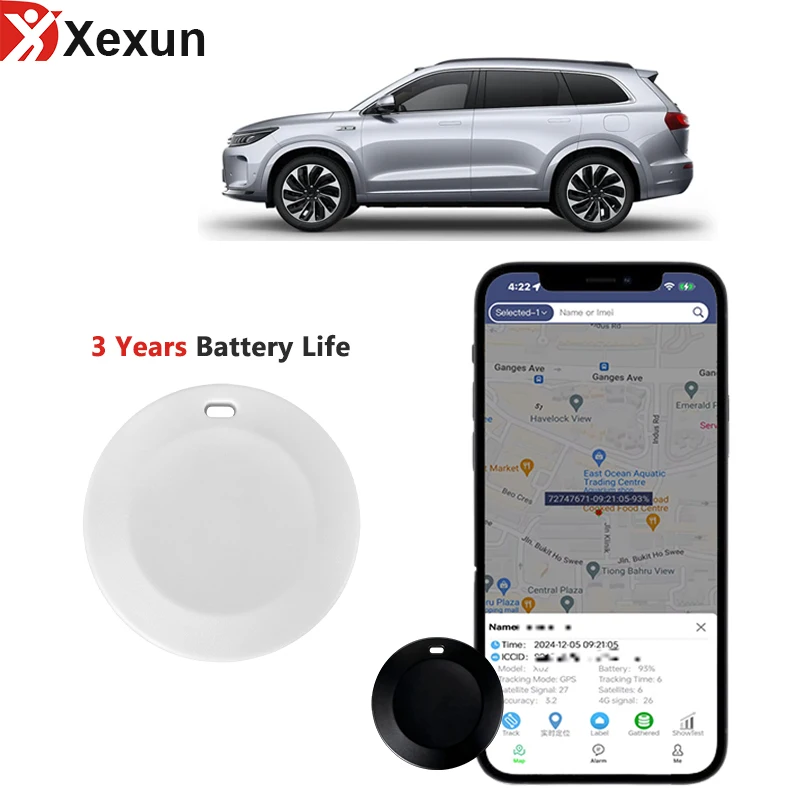 Mytag BLE Tracker 3 Years Long Battery Life Anti-Lost Air Tag Locator for Car Truck Asset Logistics Tracking iOS Android