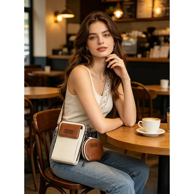 Trendy Mini Cell Phone Crossbody Bag Multi-purpose Single Shoulder Small Bag Ladies Daily Use