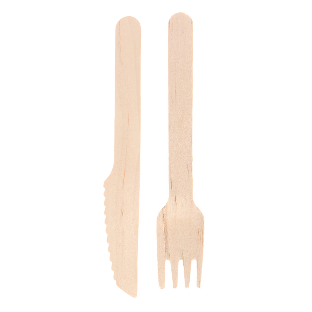 

150pcs Wooden Knife Fork Plate Set Eco Friendly Disposable Tableware Party Wedding Banquet Serving Utensils Kitchen