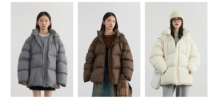 CHIC VEN Women Down Coats Solid Loose New Hooded 90 White Duck Down Down Jacket Puffs Female Outerwear Autumn Winter 2026