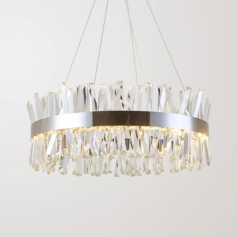 

Modern Crystal ceiling chandelier for living Room bedroom led decor Designer Luxury Gold/ Chrome indoor lighting