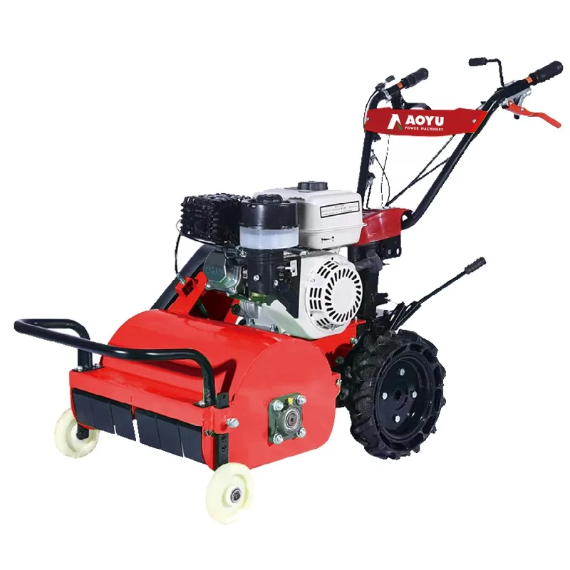 AYJ006 4-Stroke Engine Walk-Behind Petrol Grass Cutting Lawn Mower with Home Use Farm Orchard Weeding Equipment