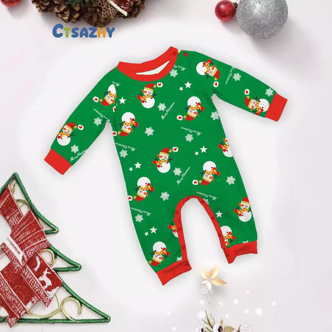 Christmas Pajamas Family 2024 New Sleepwear for Sleeping Family Parent Child Clothing for Women Men Child Pet Loungewear Family