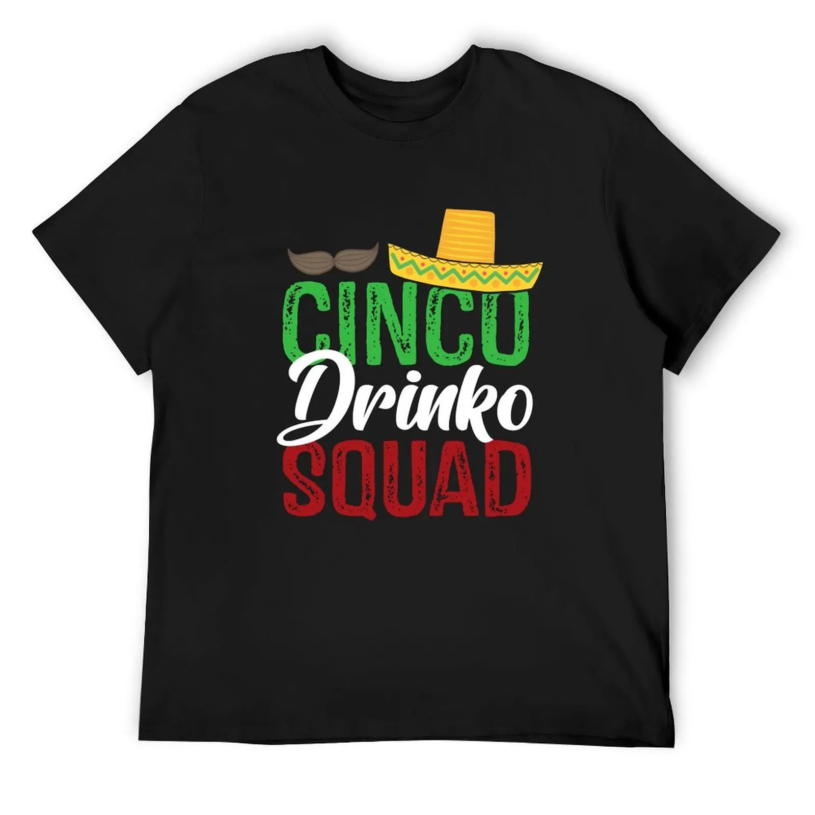 

Cinco Drinko Squad Party Mexican Fiesta Funny Cinco de Mayo T-Shirt hippie clothes for a boy t shirts for men graphic