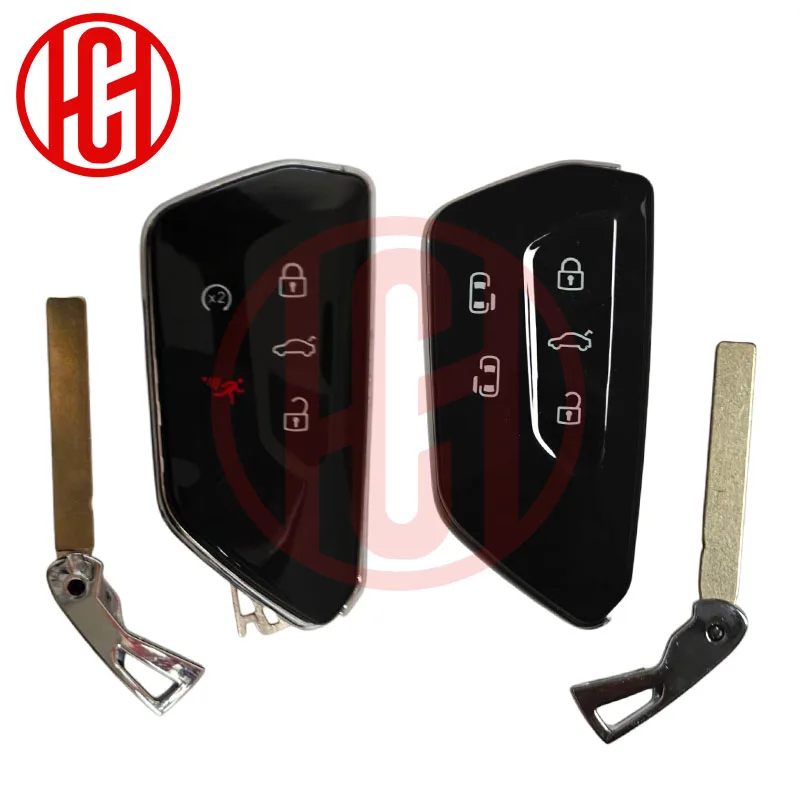 Remote Key Shell Case 3/5Buttons  for Volkswagen Golf 8 for VW Car Key Case KD HZ25 ZA25 ZB25 Remote Control Key Casing 3/5BT