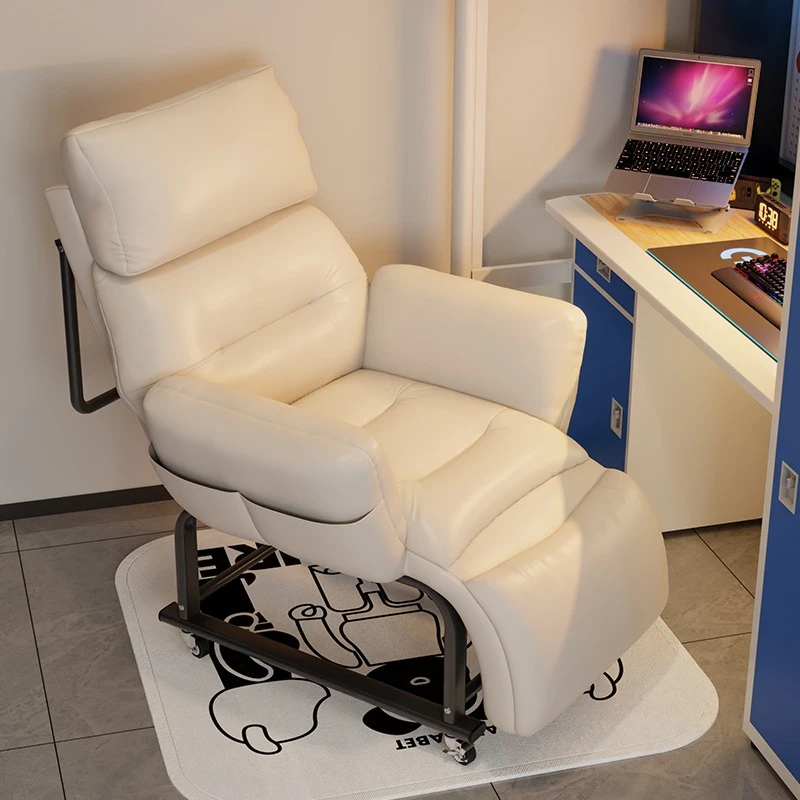 Stacked recliner, lunch break, office dual-purpose chair can sit, reclining computer chair, lazy sofa chair