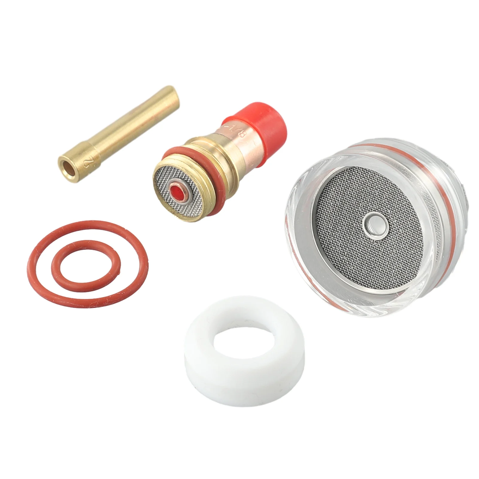 

Easy To Carry For Tungsten Needle WP Torch Kit Collet Glass Cup Rubber Washer Silicone Ring Stable Performance