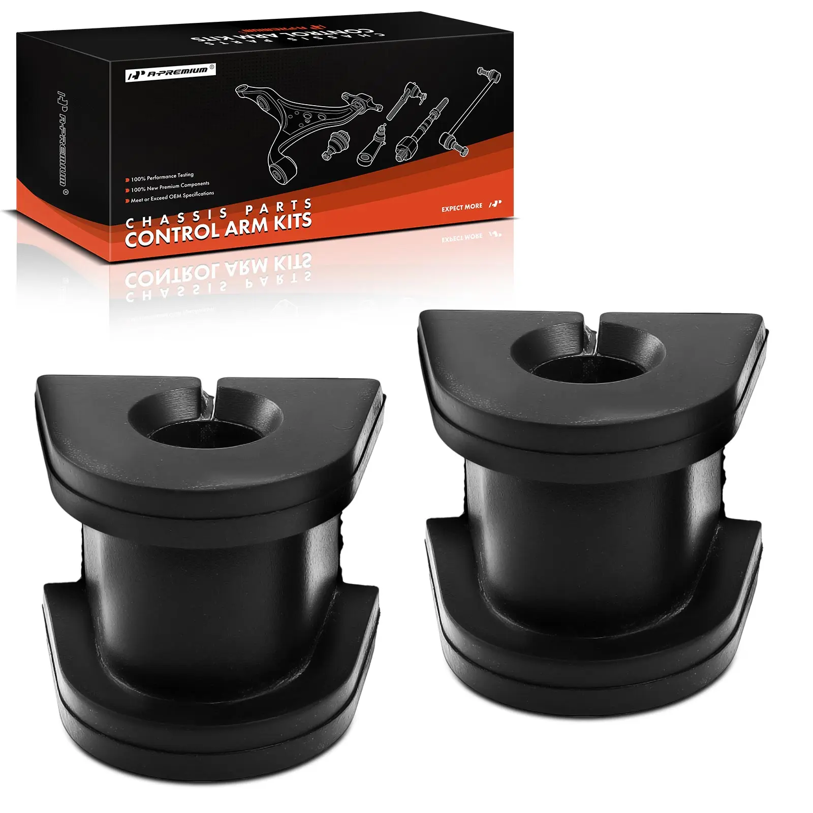 A-Premium 2x Rear To Frame Stabilizer Bar Bushing for Subaru Impreza 2005-2007