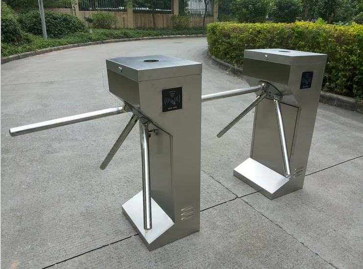 Practical Hot Sale Vertical Tripod Turnstile Qr Code Scanner Bar Code Reader Tripod Turnstile with Best Quality