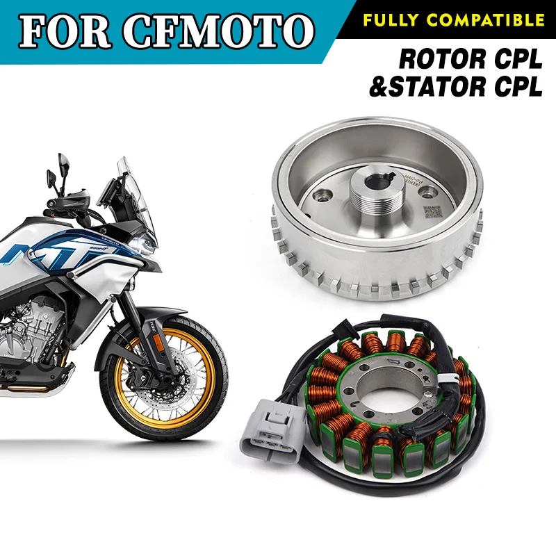 

FOR CFMOTO Rotor Cpl & Stator Cpl Magneto Totor 800MT CF800MT CF800-5 Magnetic Motor Stator 800 MT Motorcycle Original Parts