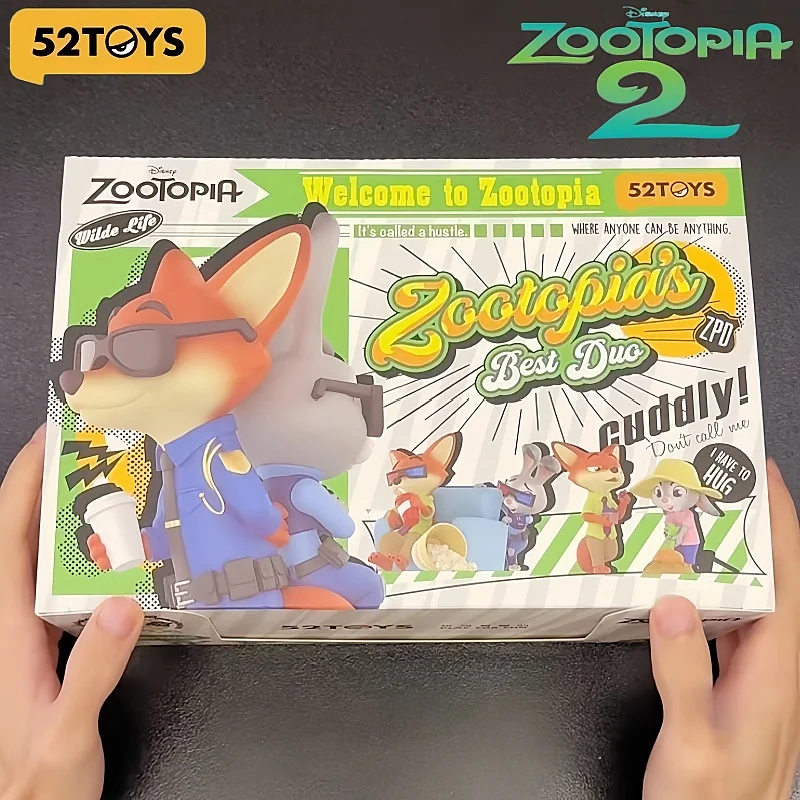 

New Hot 52toys Zootopia 2 Best Partner Series Collectible Blind Box Anime Character Dolls Gift Mystery Box Trendy Toys & Hobbies