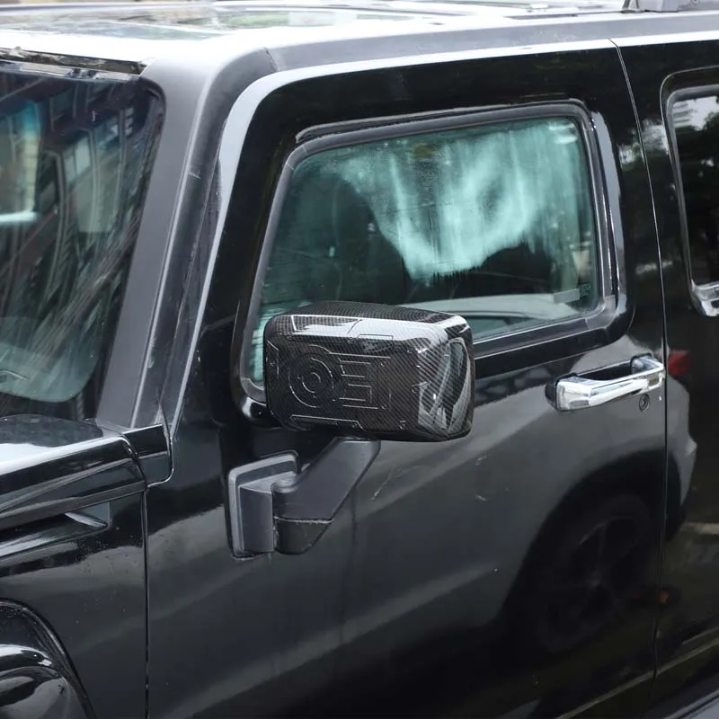 

Gao Ruying For Hummer H3 2005-2009 ABS Carbon Fiber Car Rearview Mirror Caps Rearview Mirror Cover Decorative Car Accessories