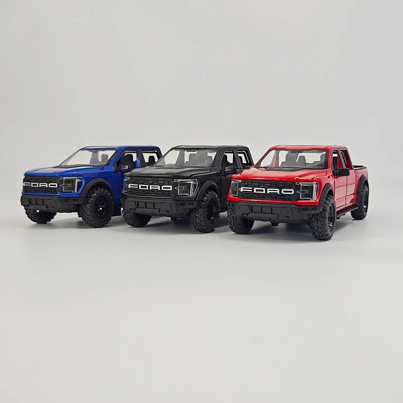 

Модель пикапа Ford F150 из сплава, масштаб 1:32, с открывающимися дверями, капотом и багажником, со звуковыми и световыми эффектами, в комплекте с подарками.