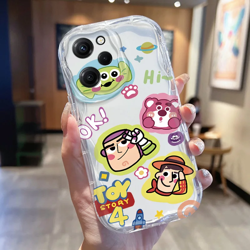 Toy Story Mania Cream Phone Case For Xiaomi Redmi A1 2 3 9 10 12 13 i A AT C T X K30 40 50 S Pro Funda Shell Soft Cover Capa