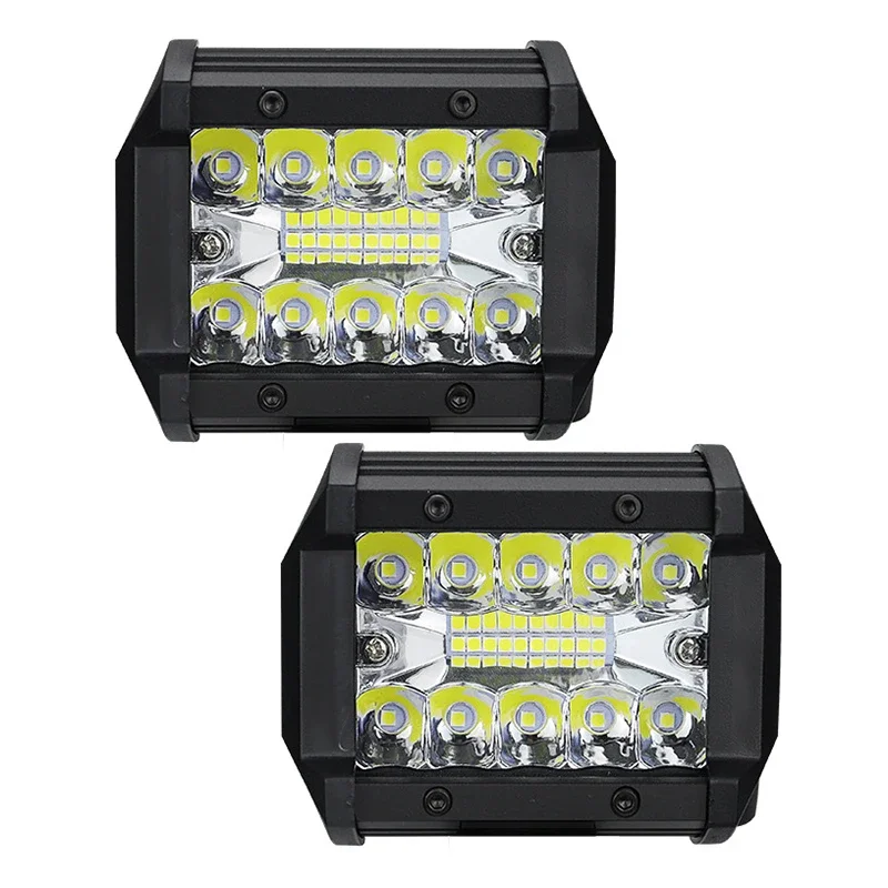 

Universal Car LED Work Light Off-road Vehicle Modified Spotlight New Three-eye for Boat Tractor Truck SUV Parts