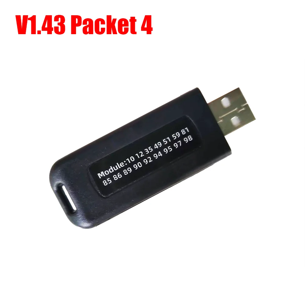 V1.43 NEW USB Dongle Version Packet 4 For SM2/3 Modules For Many ECU Programmer for PCM Master PCM Tool EEPROM Flasher Universal