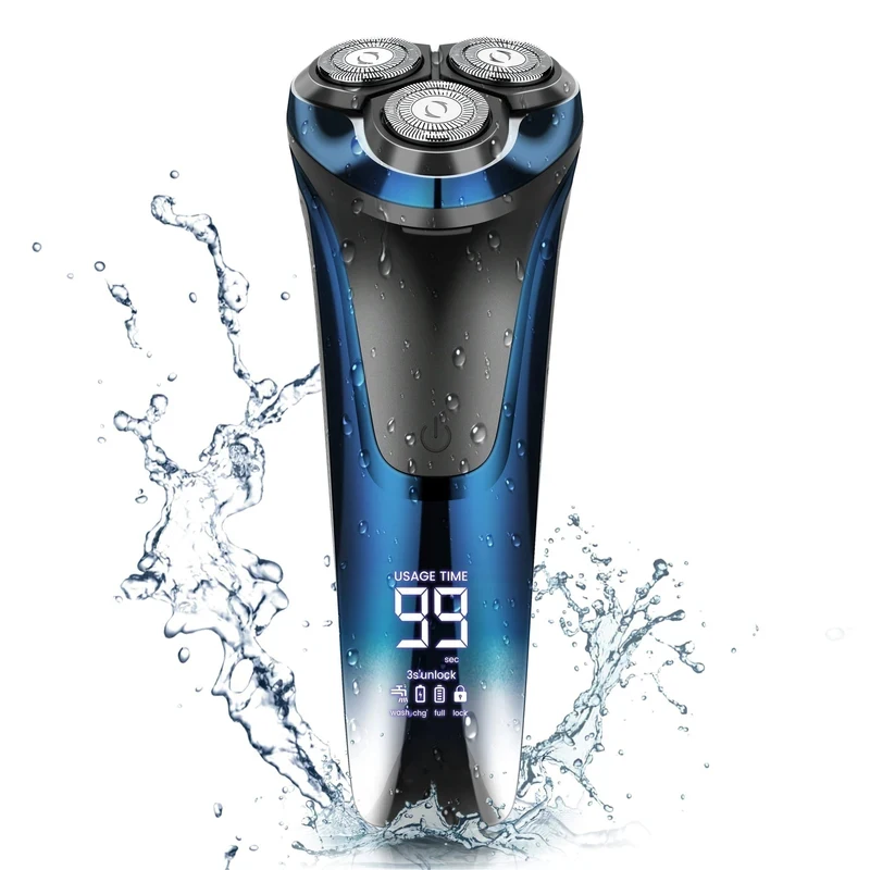 

Sweker Electric Razor for Men Rechargeable Electric Beard Shaver with Pop up Sideburn Trimmer Hair Cutting Machine