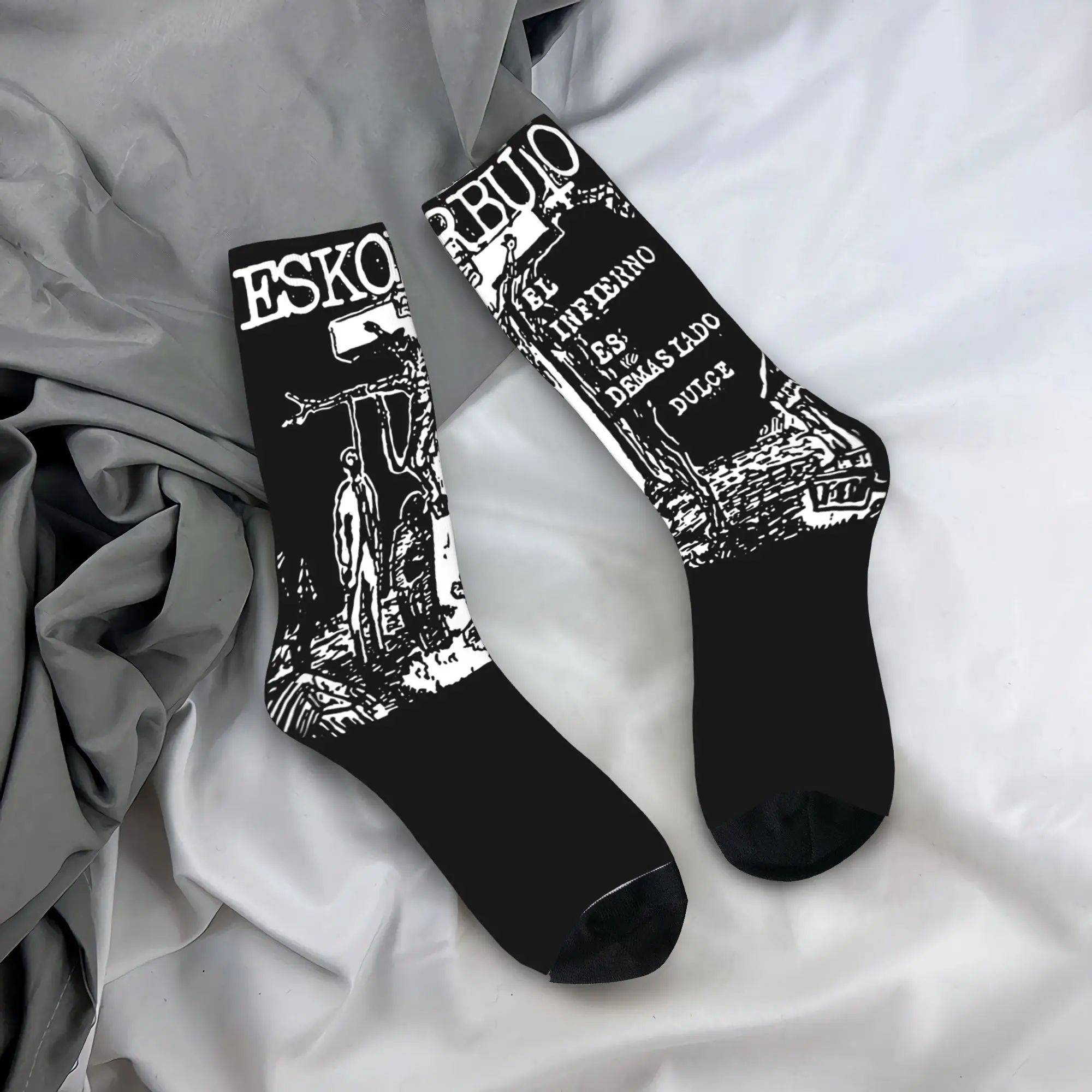 

Носки для пар, чулки Eskorbuto Band, зимние повседневные мягкие носки, дизайнерские нескользящие носки для бега