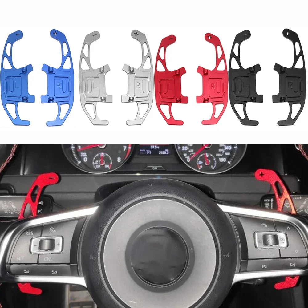

For Volkswagen Golf MK7 Polo GTI/GTD/GTE/R R-line Pair Car Steering Wheel Shift Paddle Extend DSG Gear Shifter Paddle Extension