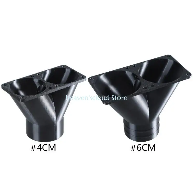 Y88B 서버 냉각 팬 덕트 4cm 6cm 열 배출 커넥터 에어 수집 통풍구