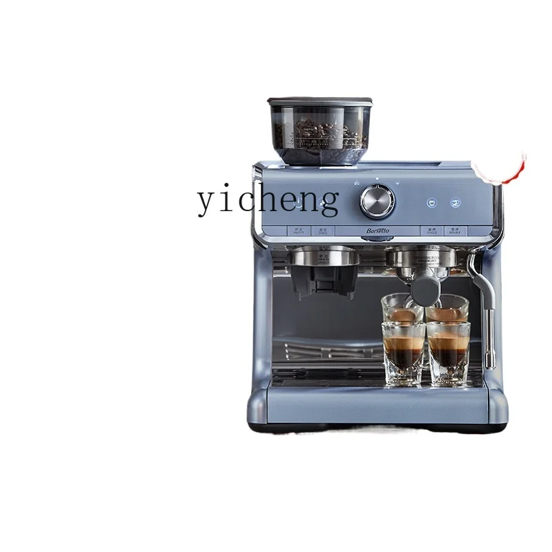 ZK Coffee Machine Household Small Italian Commercial Full & Semi Automatic Grinding Integrated Milk Frother