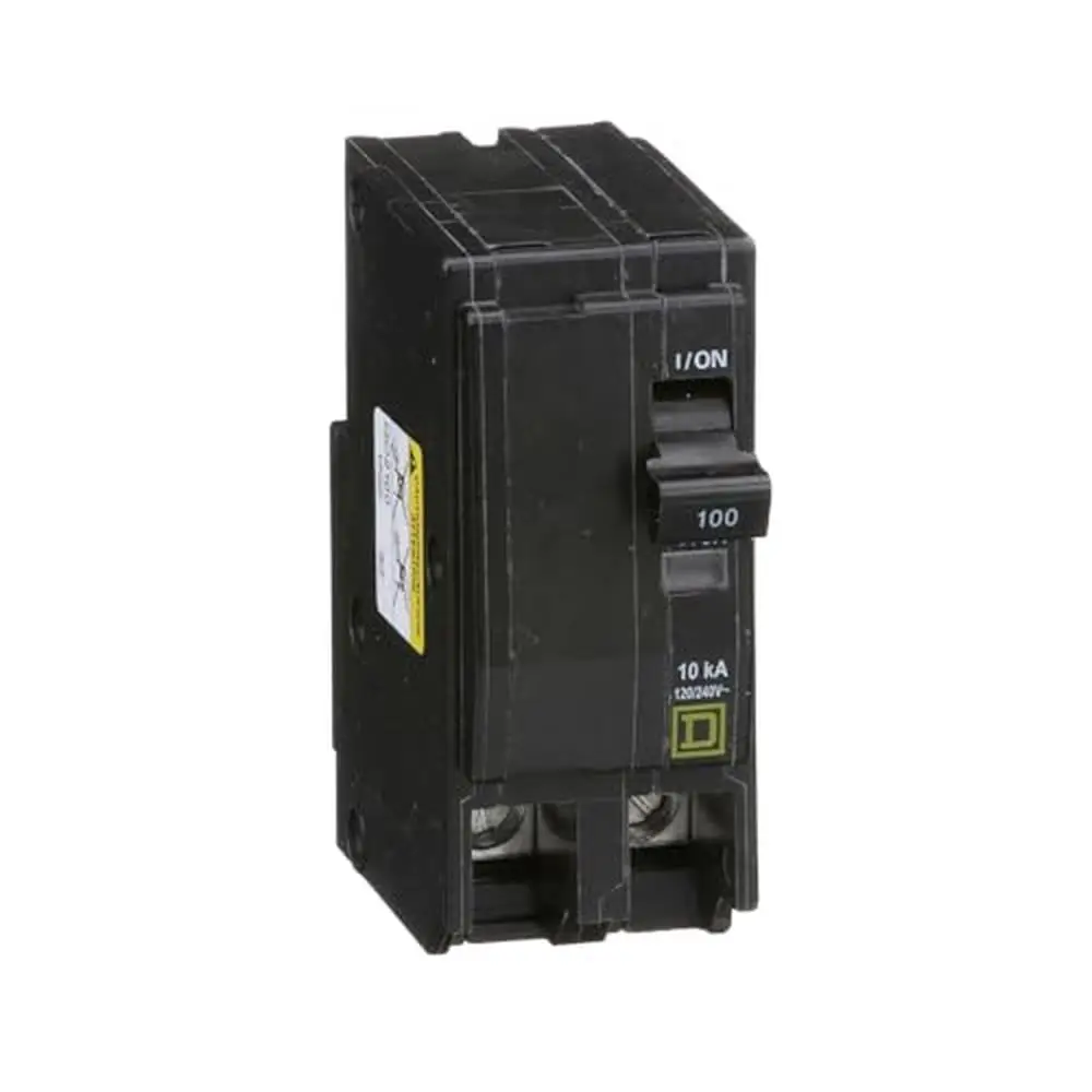 100A Double Pole Circuit Breaker QO2100CP Compatible with QO Load Centers 240V Easy Plug-On Installation 10,000 AIR Square D QO