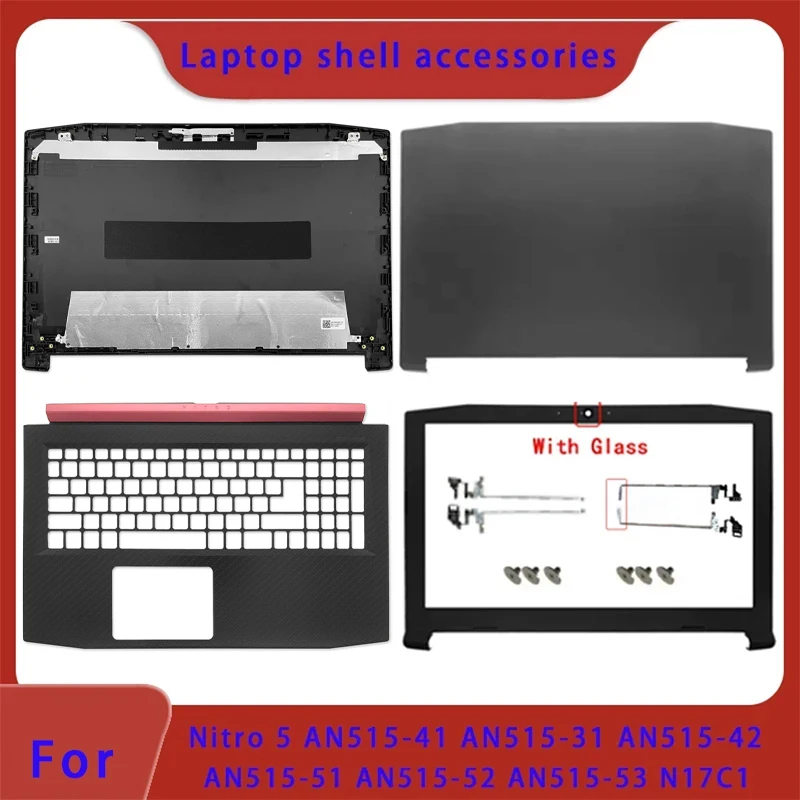 

Новый подходит для Nitro 5 AN515-42 AN515-41 AN515-52 AN515-51 AN515-53, верхняя крышка ЖК-экрана ноутбука, передняя панель, шарнир, крышка ABCD