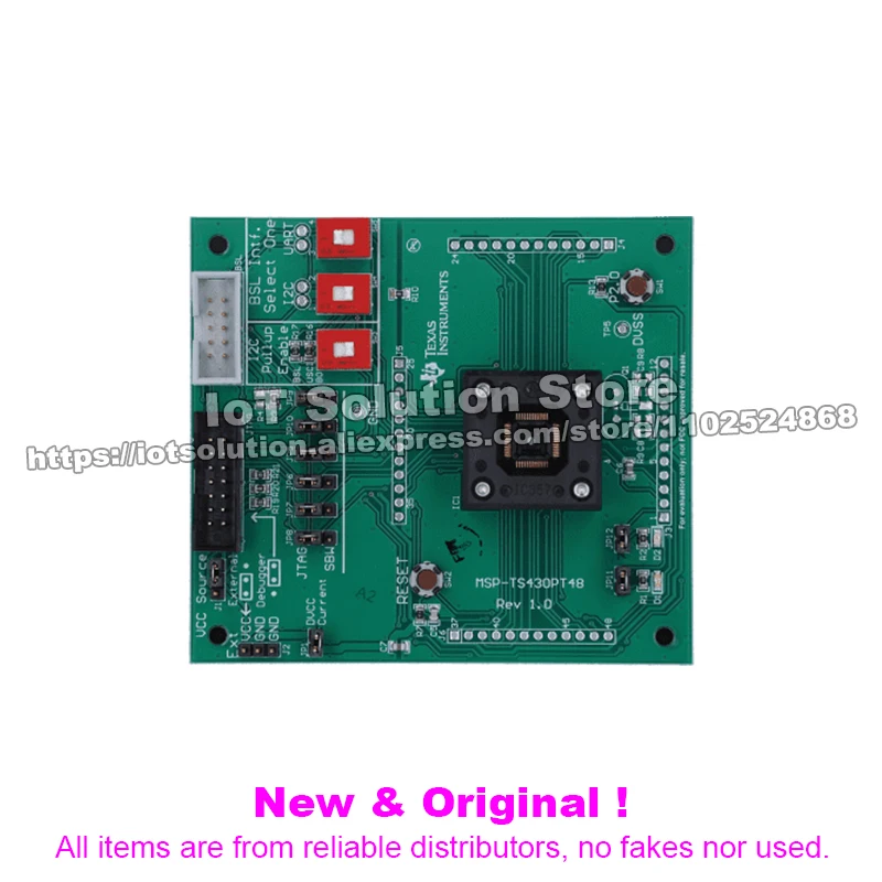 MSP-TS430PT48 Target Development Board for MSP430FR2355 MCU - 48-pin (microcontroller not included)