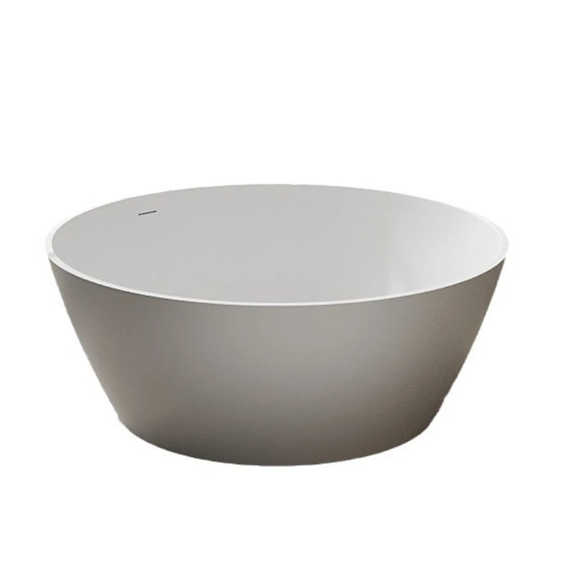 

Perfect round artificial stone bathtub bathtub large capacity household
