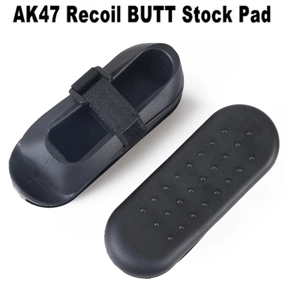 Tactical Airsoft Shockproof Rubber AK Stock Pad Hunting AK47  Recoil Butt Stock Pad Buttstock Paintball Rifle Accessories