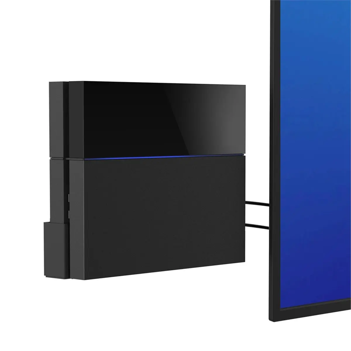 A86G NEW Wall Mount for Original, Near or Behind TV, Space Saving & Improved Airflow, Drop Protection for Game Accessories